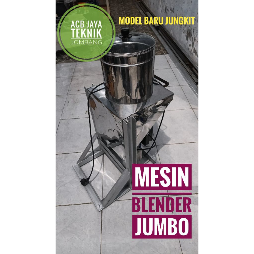 Mesin Blender Jumbo / Mesin Selip Bumbu Jungkit