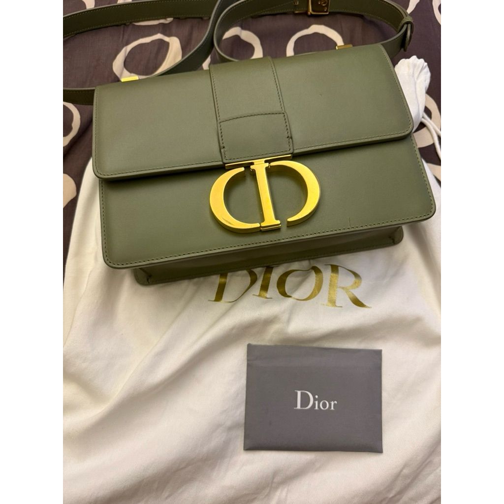preloved original dior montaigne 30 sage green