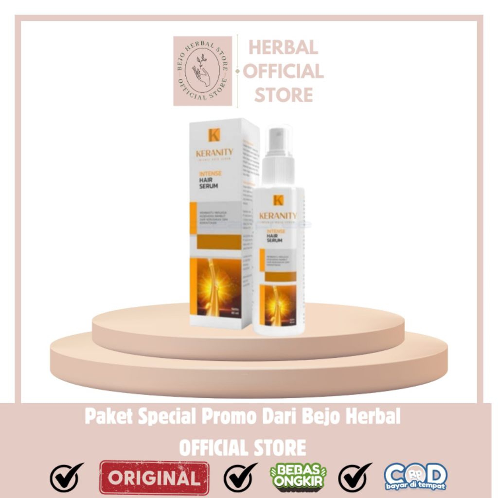 Keranity Asli Solusi Rambut Rontok Hair Serum Penumbuh Dan Penyubur Rambut