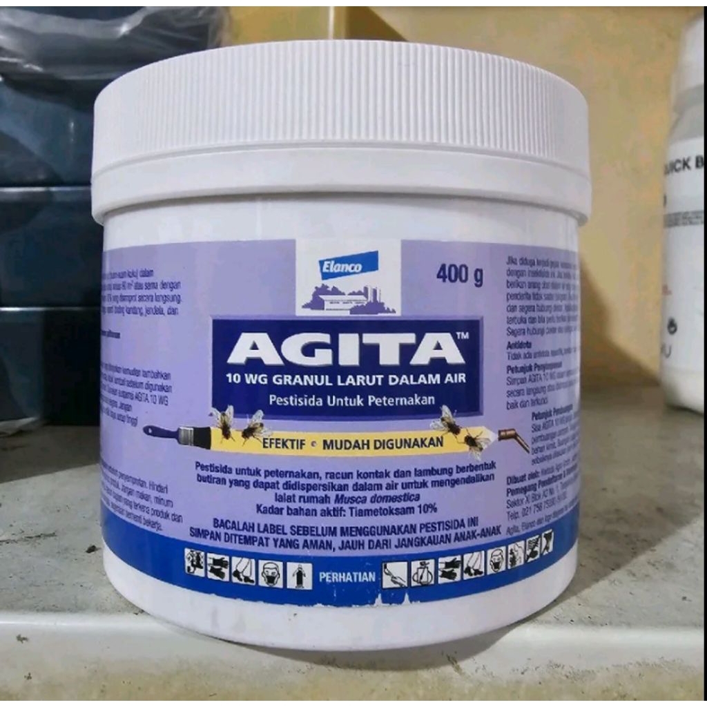 AGITA 10 WG 400gram SANGAT EFEKTIF OBAT RACUN PEMBASMI LALAT PALING AMPUH ORIGINAL