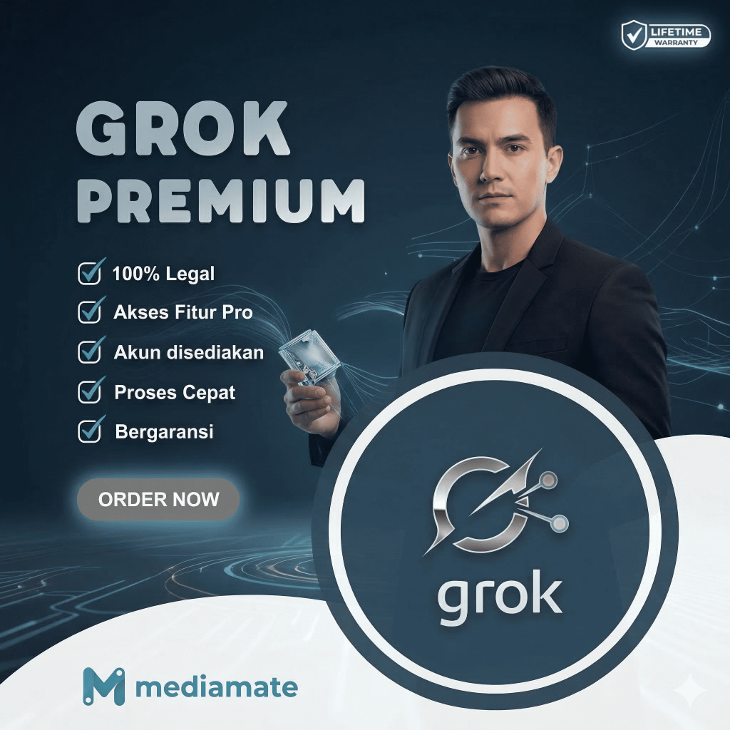 Supergrok GROK AI PRIVATE New Versi Grok 4 Tinggi Ori Resmi GARANSI TOP 30 Hari Promo Private
