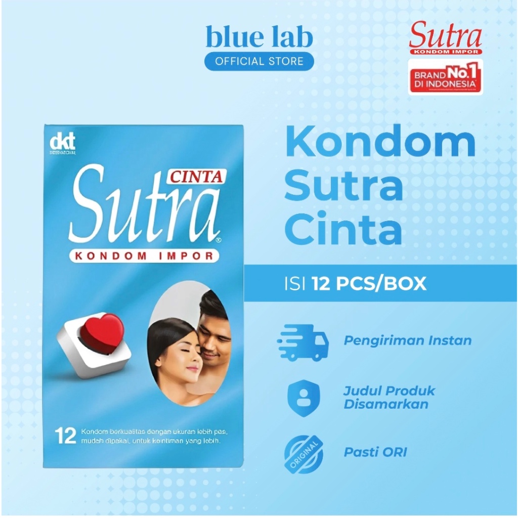 Bestbuy0404 Kondom Sutra Cinta 1 Box Isi 12 Pcs Condom Sutra Aroma Romantis