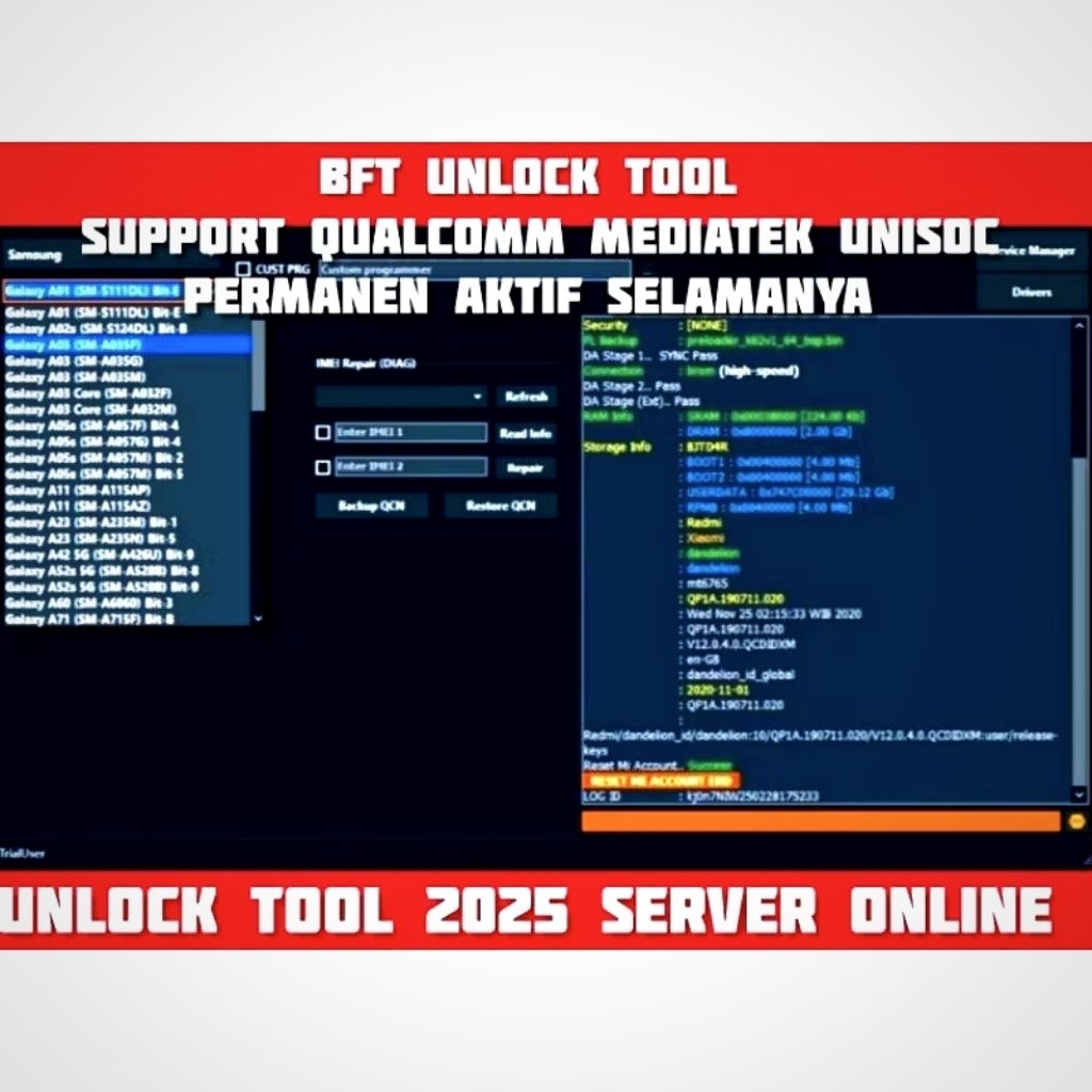 BFT UNLOCK TOOL NEW 2025 ONLINE PERMANEN AKTIF SELAMANYA