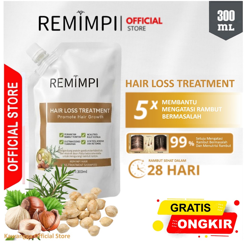 REMIMPI - Hair Loss Treatment Shampoo Remimpi Original Penumbuh Rambut Shampo Anti Ketombe