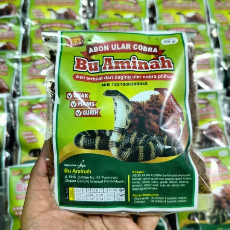 ABON ULAR COBRA ASLI BANYAK MANFAAT