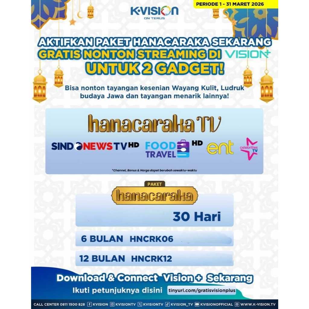 Paket HANACARAKA K-Vision