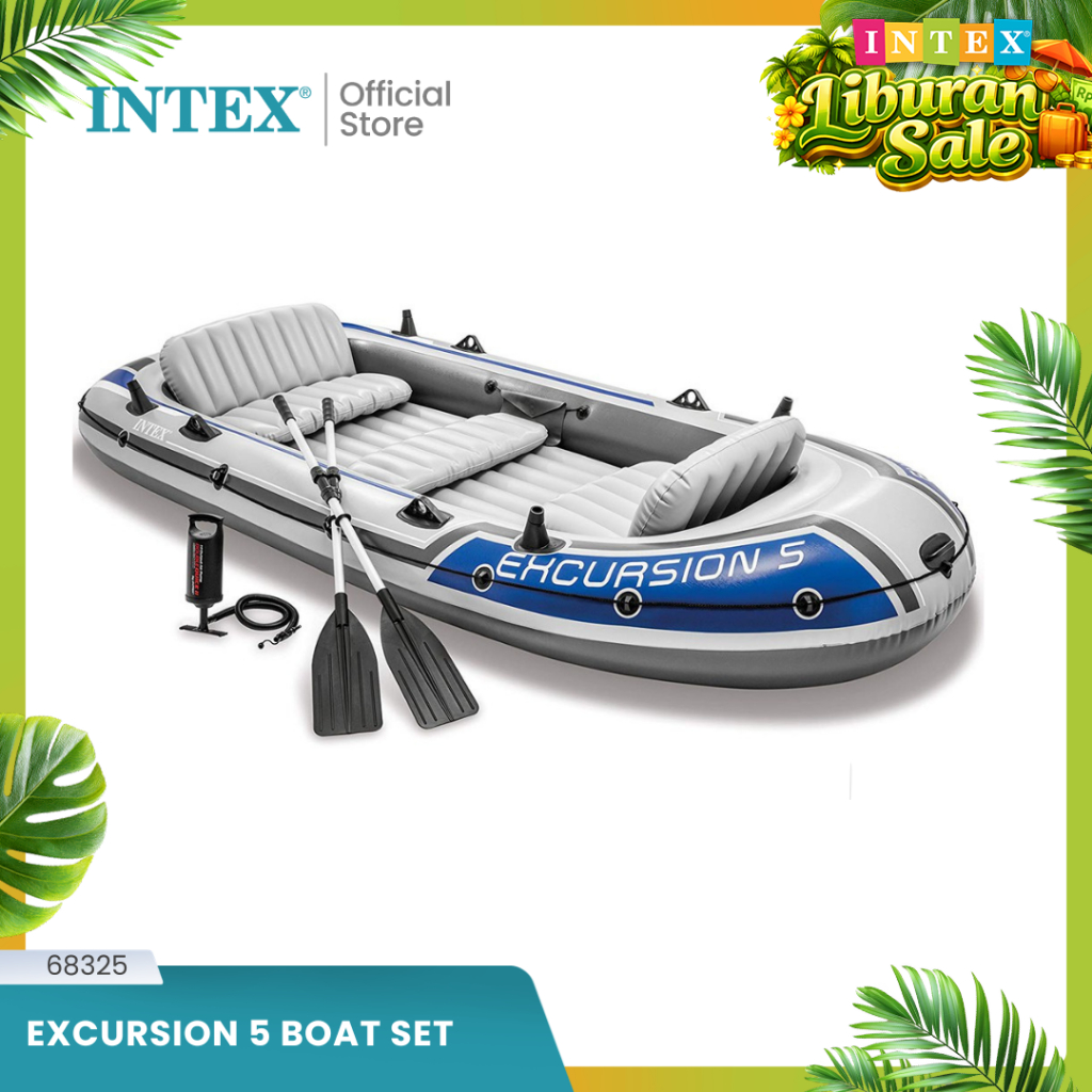 Intex Excursion 5 Perahu Karet Inflatable