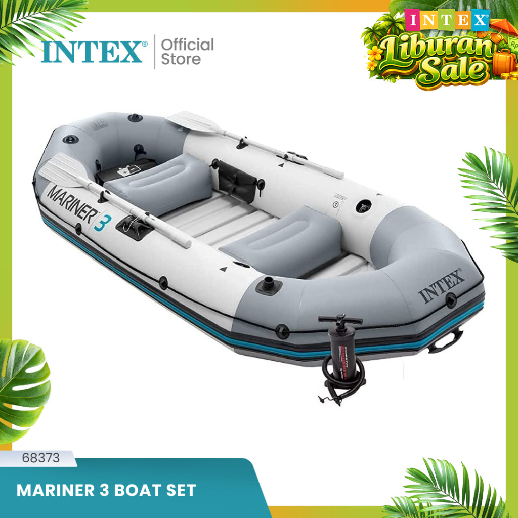Intex Mariner 3 Perahu Karet Inflatable Boat Set
