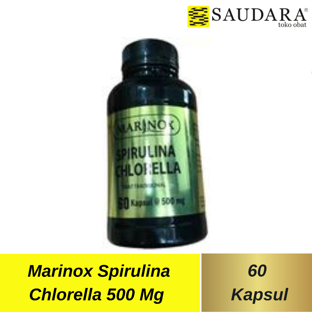 Marinox Spirulina Chlorella 500 Mg (60 Kapsul)
