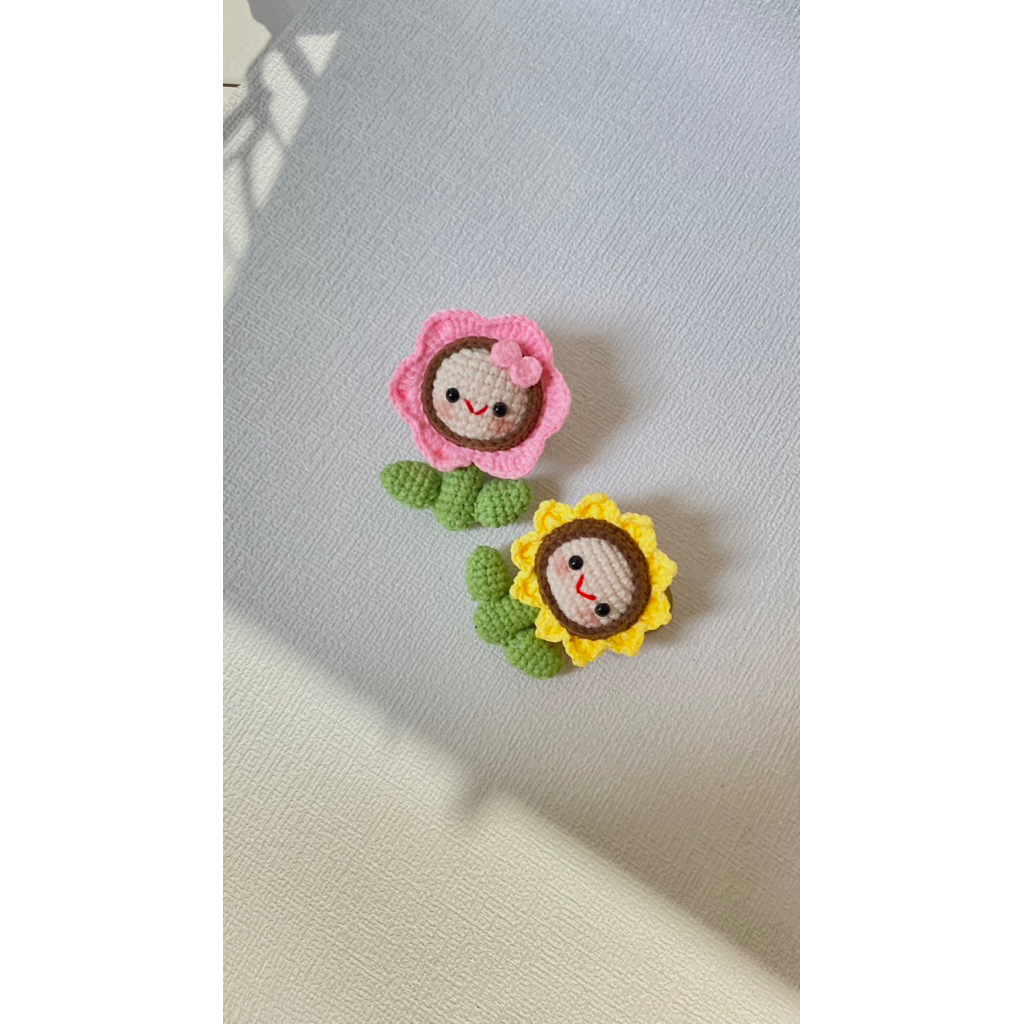 Amigurumi sunglower/ sunflower/ Amigurumi matahari/ Amigurumi daisy/ bunga matahari rajut