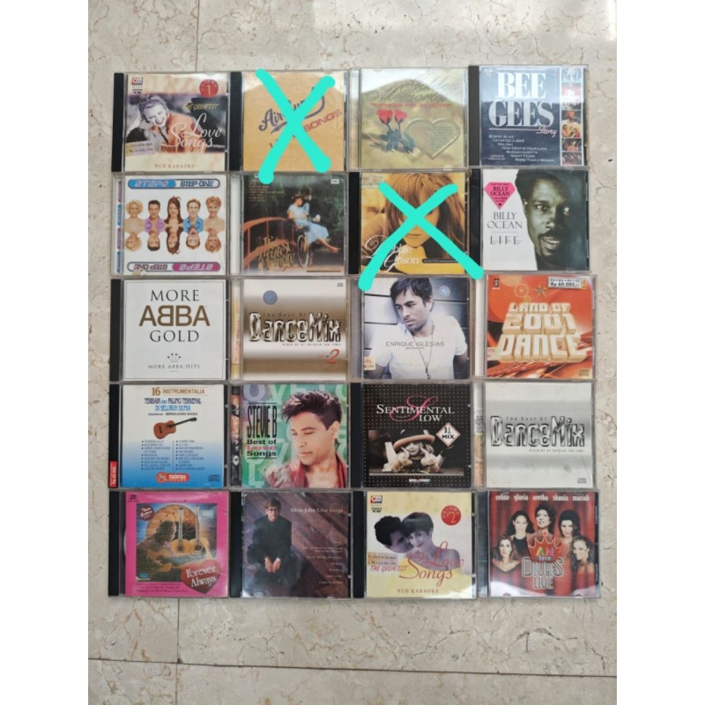 CD Lagu Barat dan Indonesia