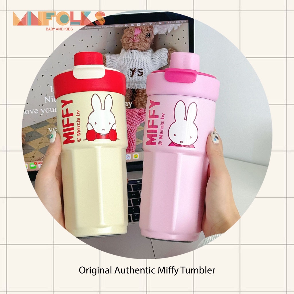 Minifolks KI521 - Original Authentic Miffy Tumbler / Gelas Cup Botol Minum Miffy