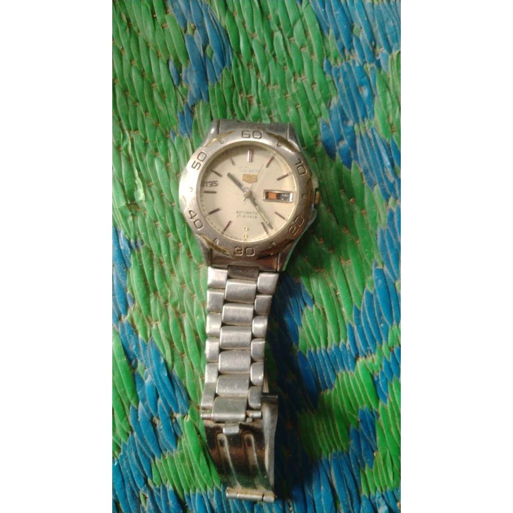 jam tangan seiko5 seken mulus berkualitas normal