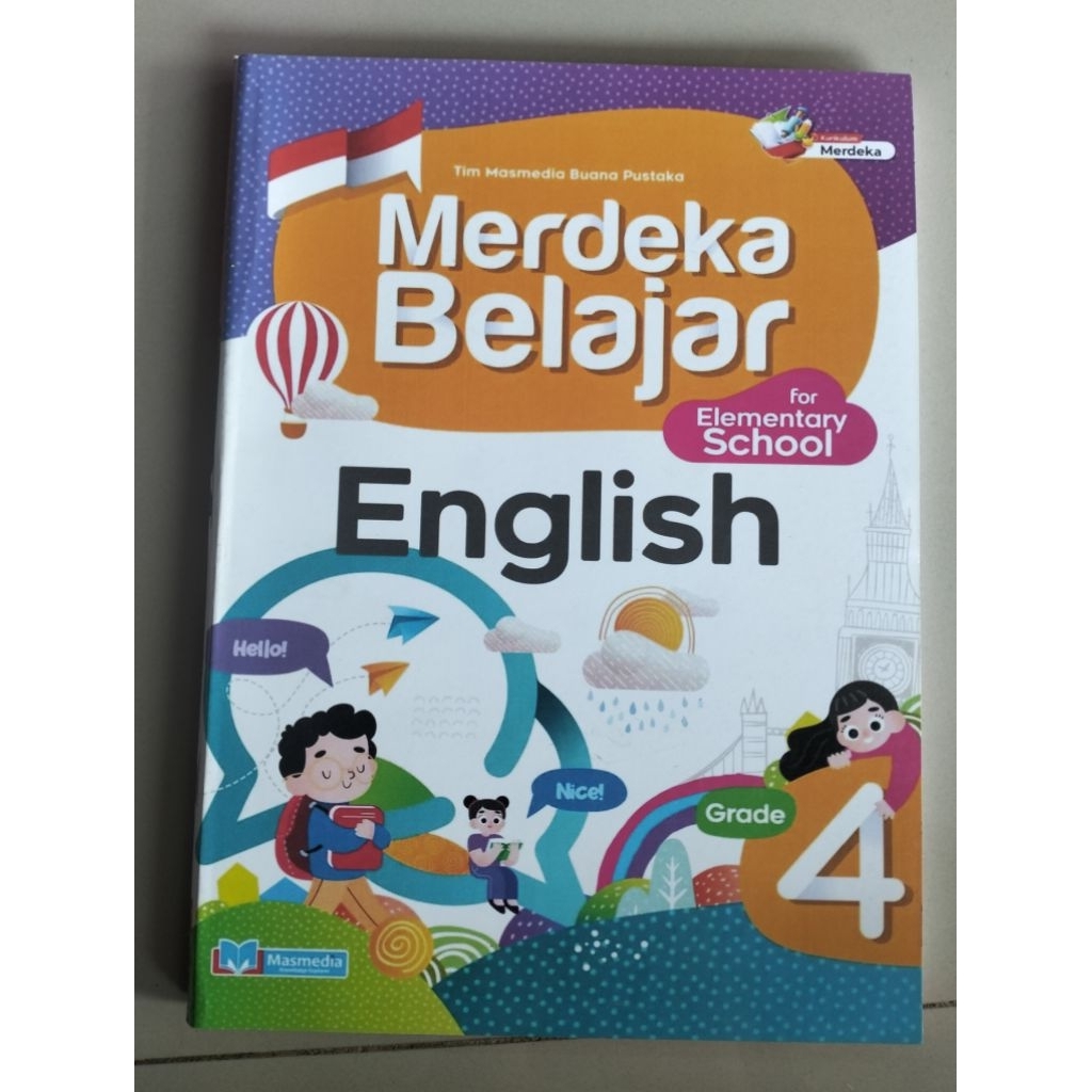 buku bahasa Inggris kelas 4 SD masmedia