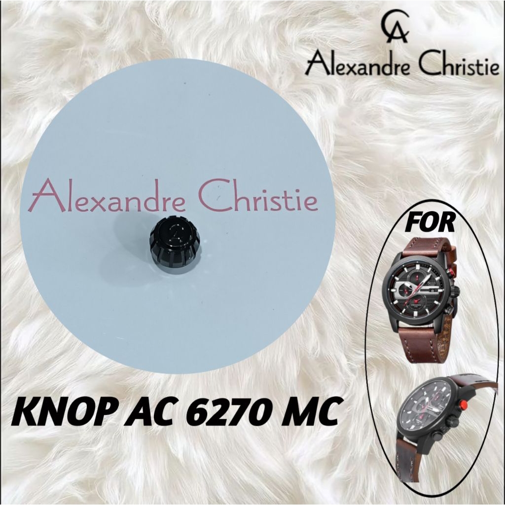 Knop / crown Alexandre Christie original 6270 MC