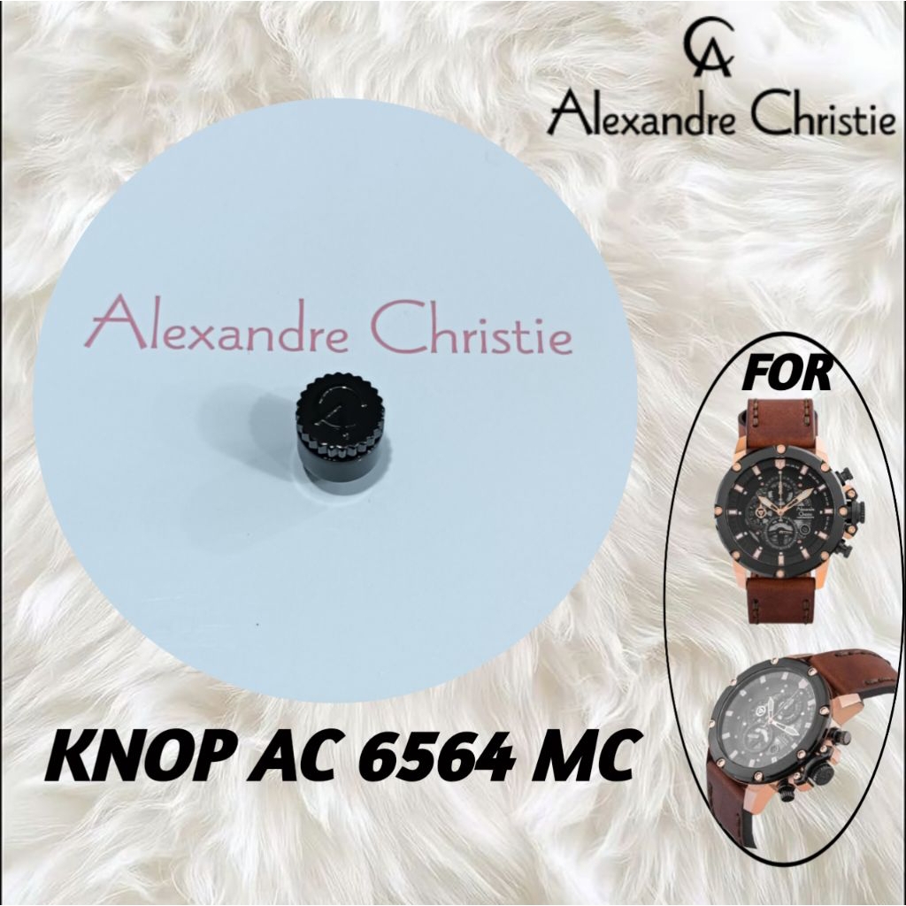 Knop / crown Alexandre Christie original 6564 MC