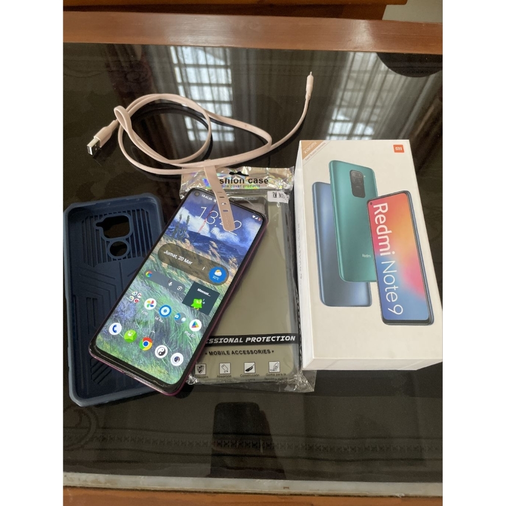 Hp Seken, Redmi Note 9 4/64 dual sim 4g minus baca deskripsi