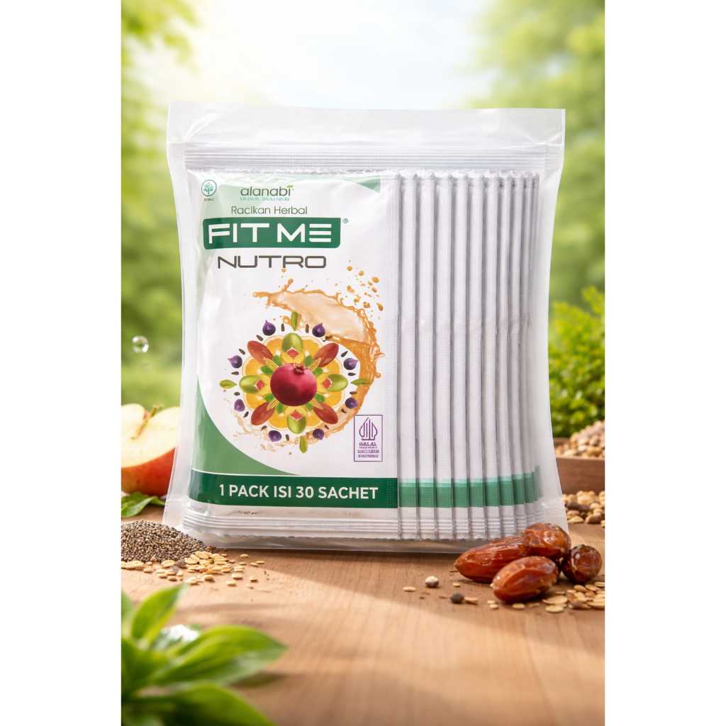 ALANABI Fitme Herbal Alami Mencegah Penyakit 30 Sachet Kurma Madu Jahe