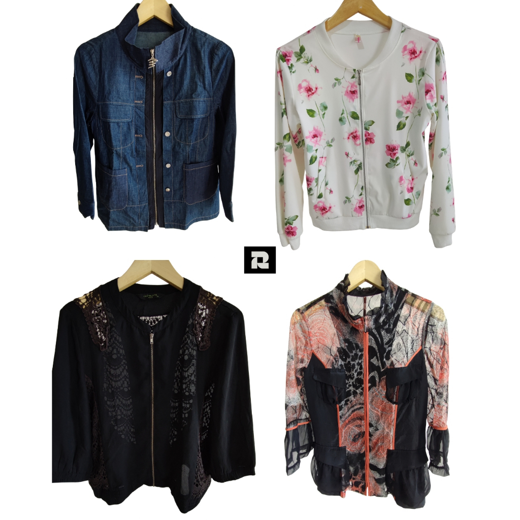 Jaket Casual Perempuan Preloved (Denim, Parka, Windbreaker, Varsity, Jeans)