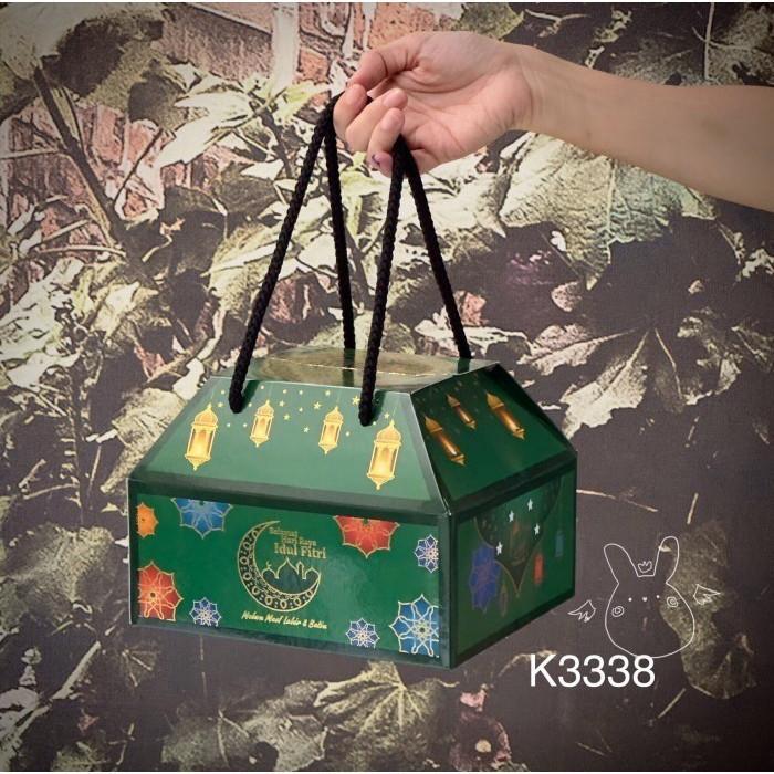 Box Hampers Lebaran muat 4 Toples 400ml 500ml 600ml Box Jar Toples isi 4