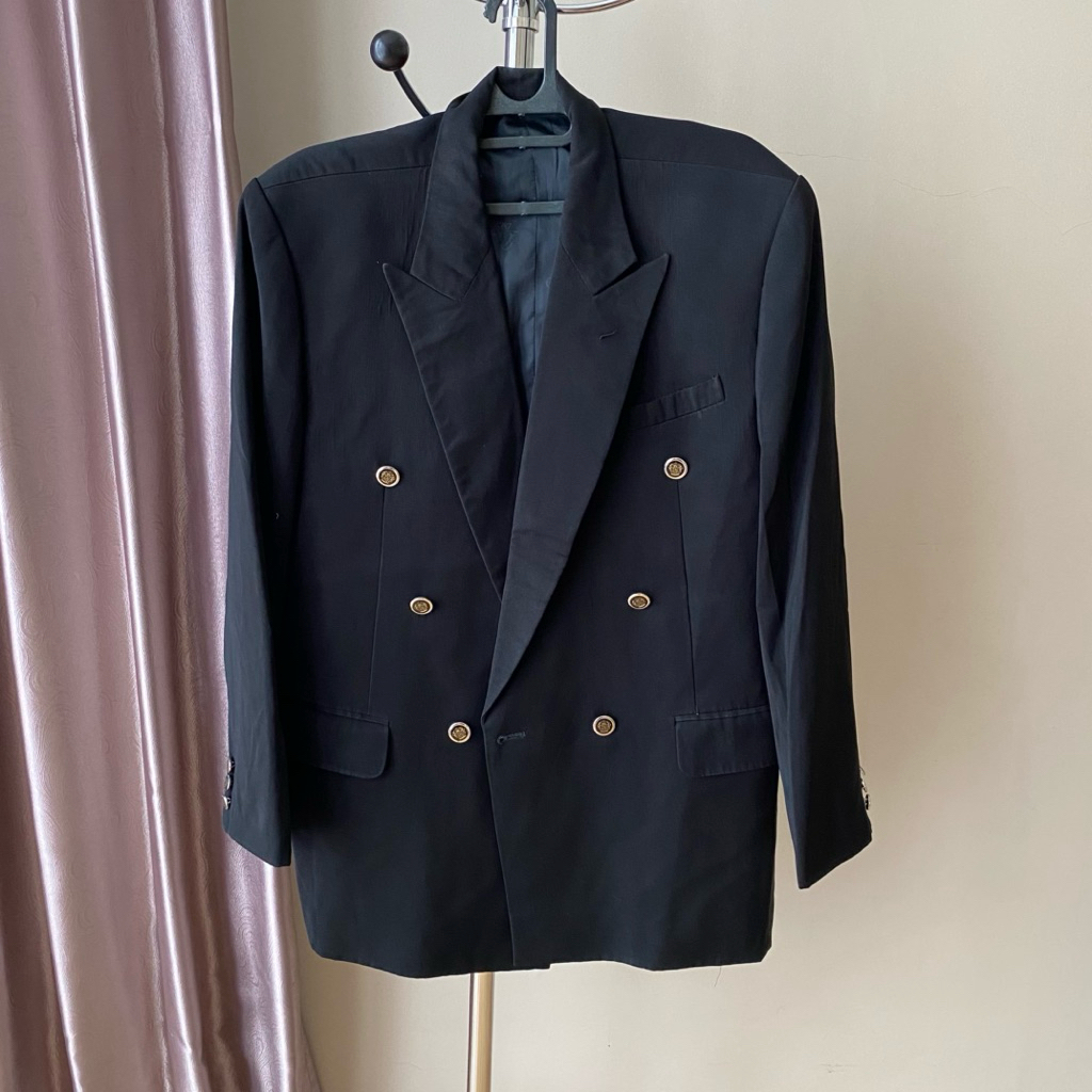 PRELOVED Jas Formal Pria Ukuran Besar Warna Hitam