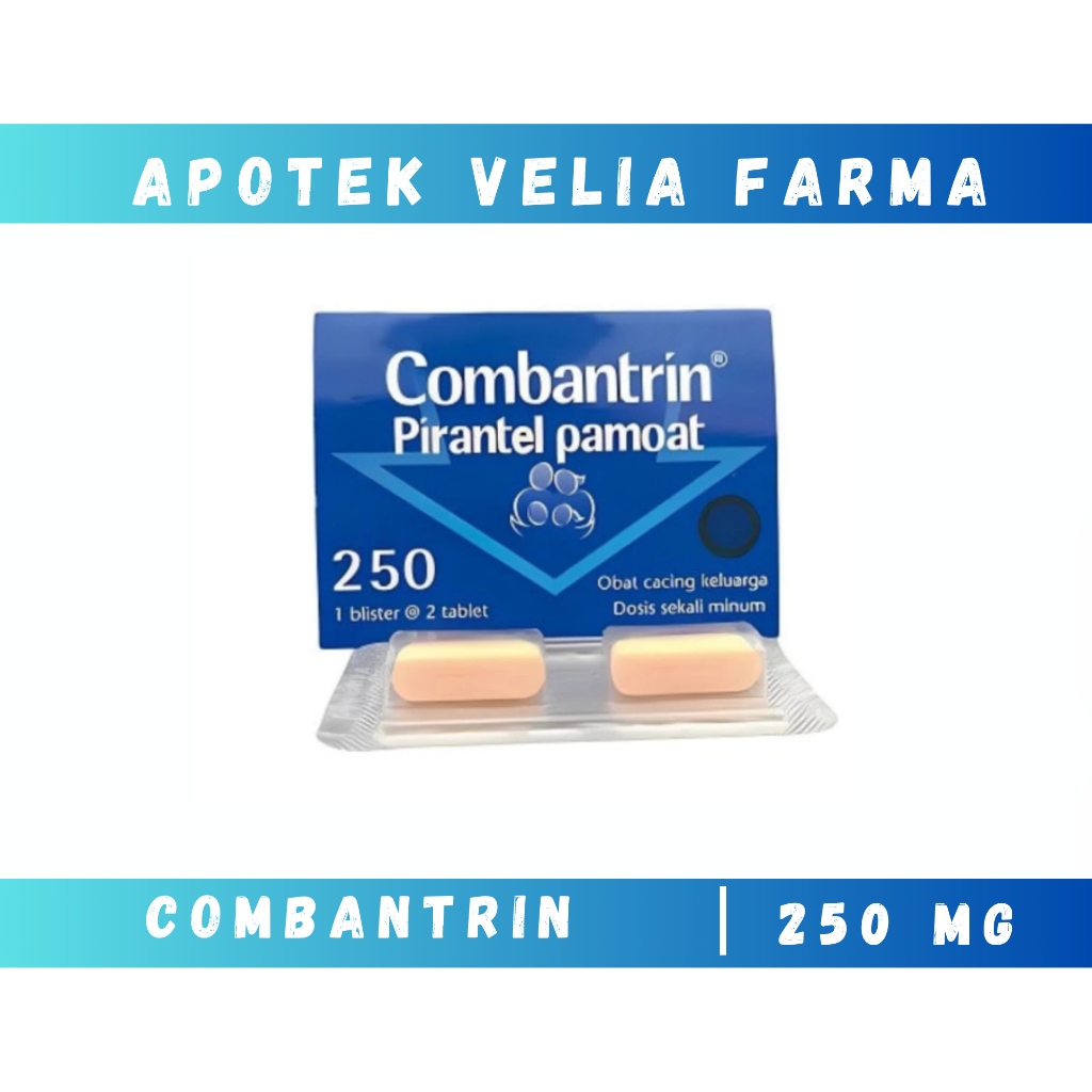 Combantrin 250 mg Obat Cacing Dewasa