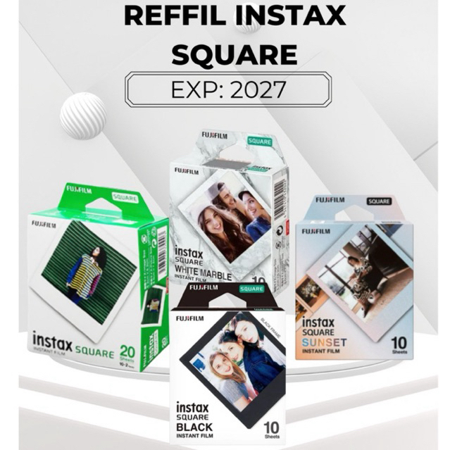 REFILL INSTAX SQUARE / PAPER INSTAX SQUARE / INSTAX PAPER SQUARE / INSTAX FILM SQUARE