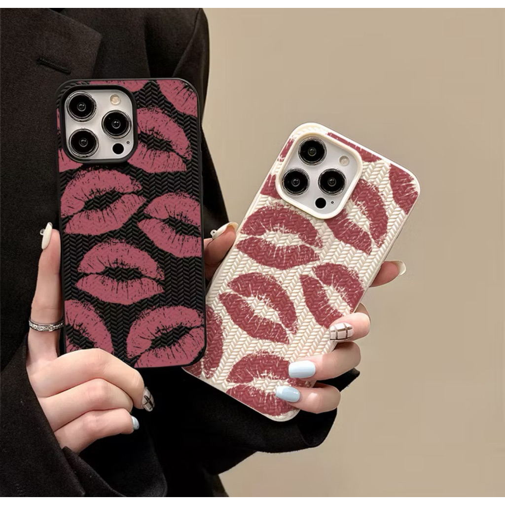 Case Aesthetic Khusus Iphone Hitam Putih