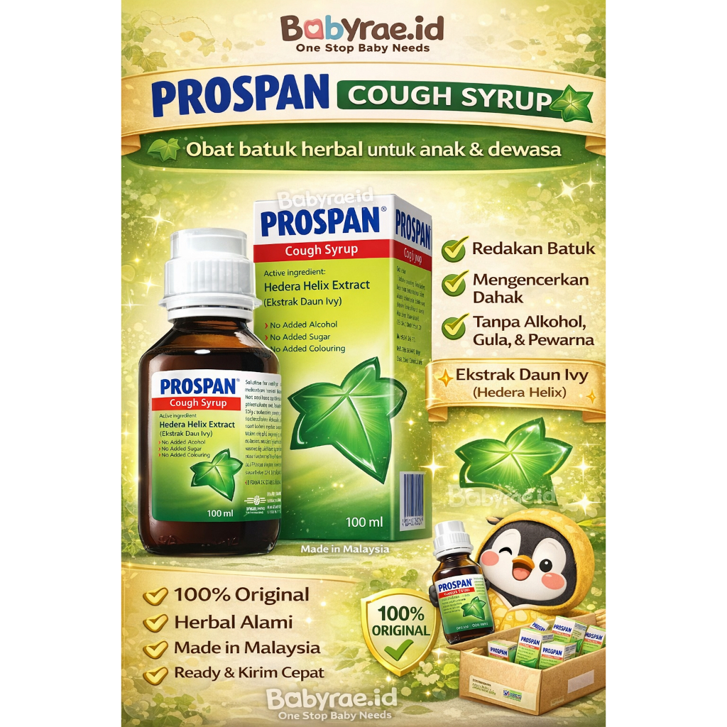 Prospan Sirup Herbal 100 Ml Obat Batuk Berdahak