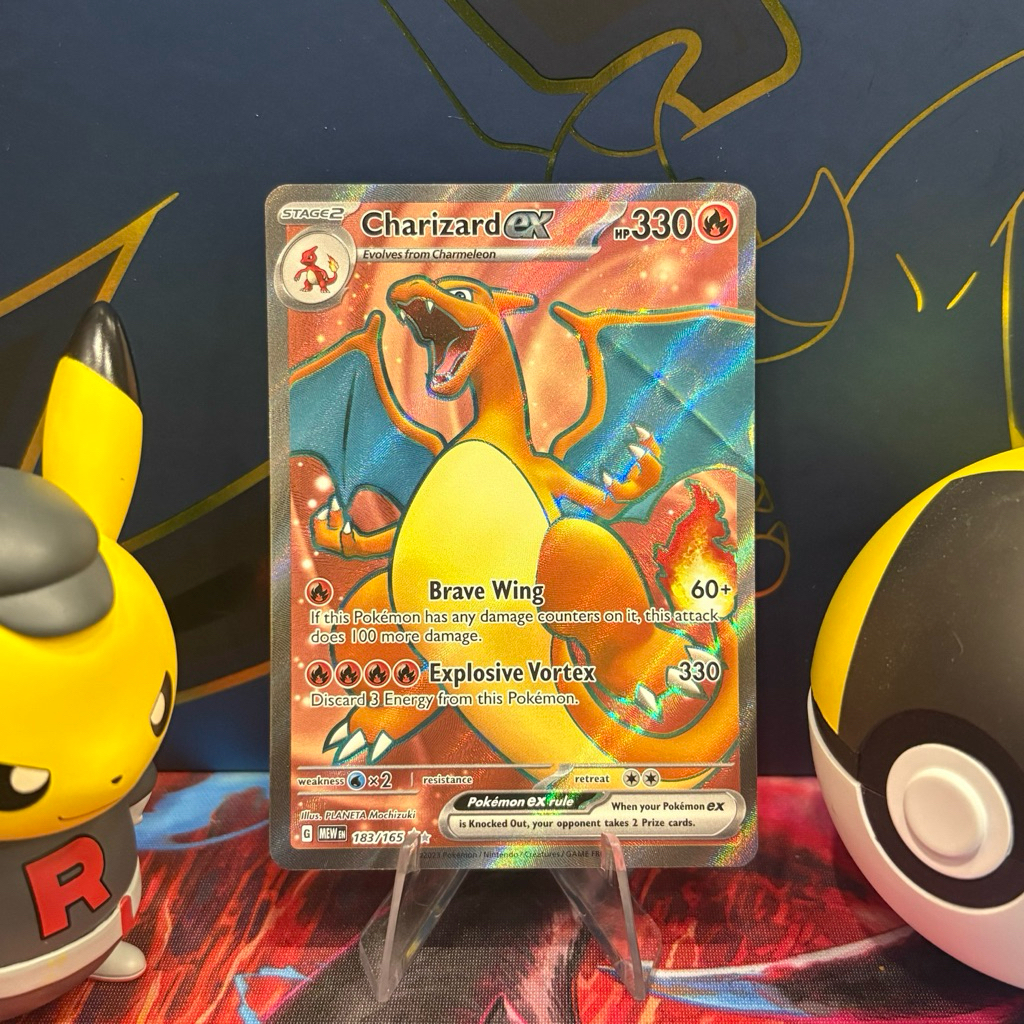 Charizard Ex 183/165 ENG - UR Full Art - Scarlet & Violet 151 - Pokemon TCG