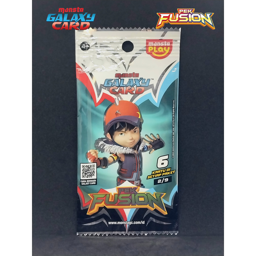 Kartu Boboiboy Monsta Galaxy Card Pek Fusion