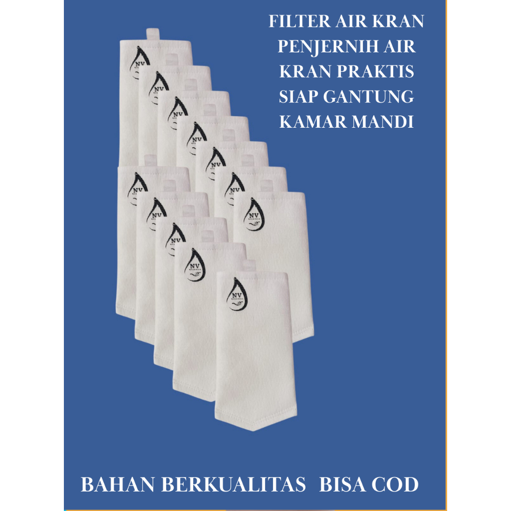 Filter Air Keran Kain Polyester 5 Micron - Praktis/saringan air kran penjernih air sumur