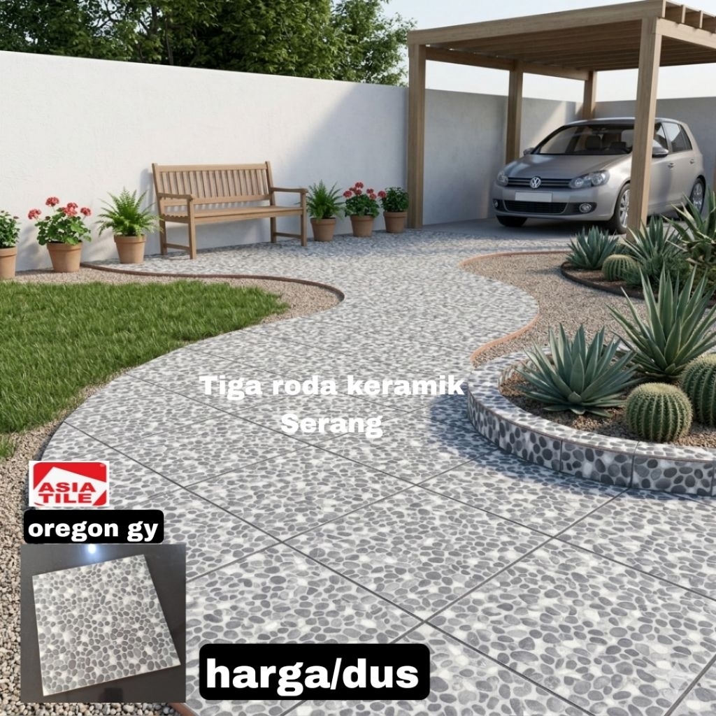 keramik 30x30 asiatile oregon/keramik motif batu/keramik lantai kasar/keramik lantai kamar mandi/ker