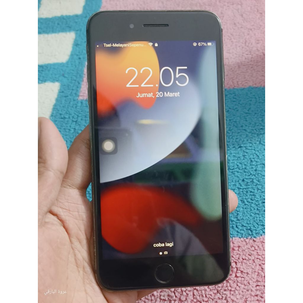 Iphone 7+/7 Plus Black 32 GB Minus Pemakaian Normal Semua
