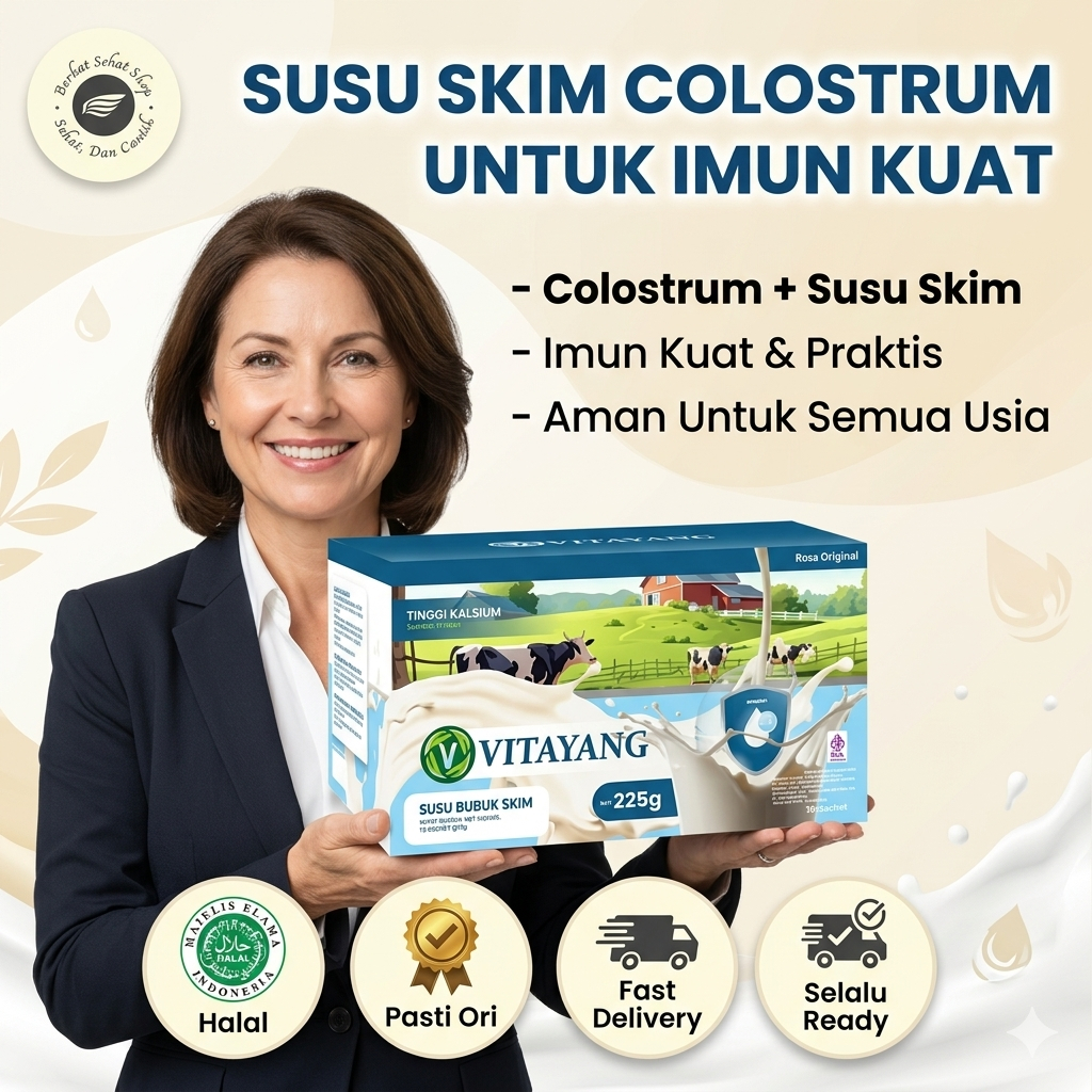 Susu Bubuk Colostrum Vitayang KK Indonesia (2x15 sachets @15gr)