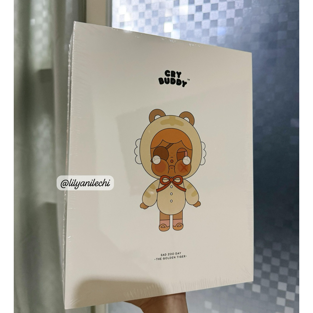 Ready Stock Cbb 200% crybaby crybuddy sad zoo day,the golden tiger. molly factory thailand