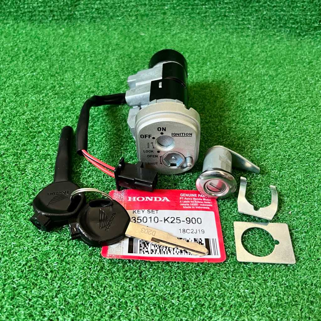 KUNCI KONTAK SET JOK MOTOR HONDA BEAT CBS FI BEAT FI STATER KASAR BEAT INJECTION KODE K25 Kualitas O