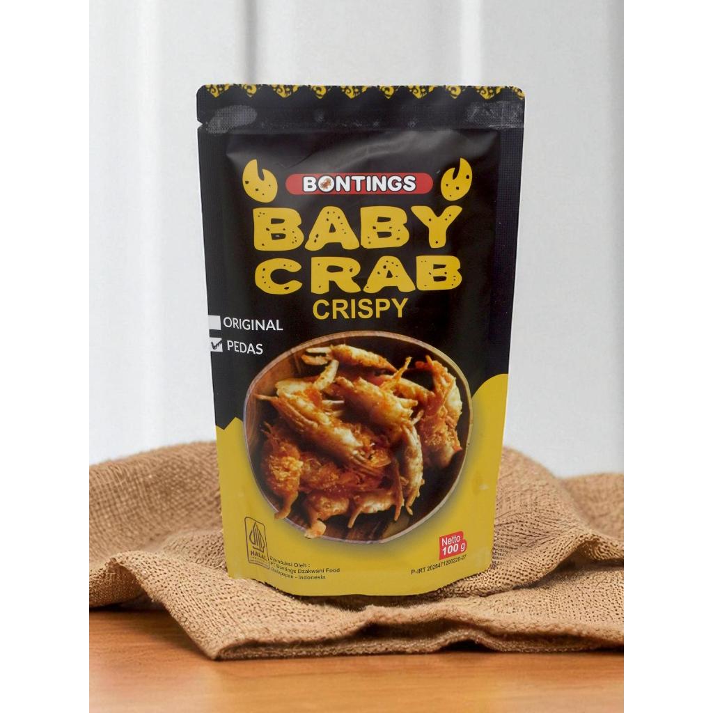 BABY CRAB / OLEH-OLEH KHAS BALIKPAPAN / BONTING / 100 GRAM KEMASAN POUCH