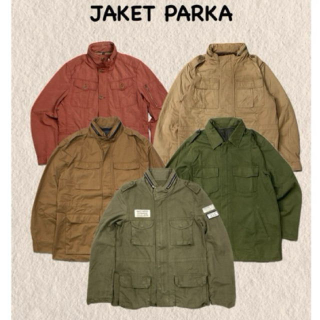 Jaket Parka Casual Military Mountain Second