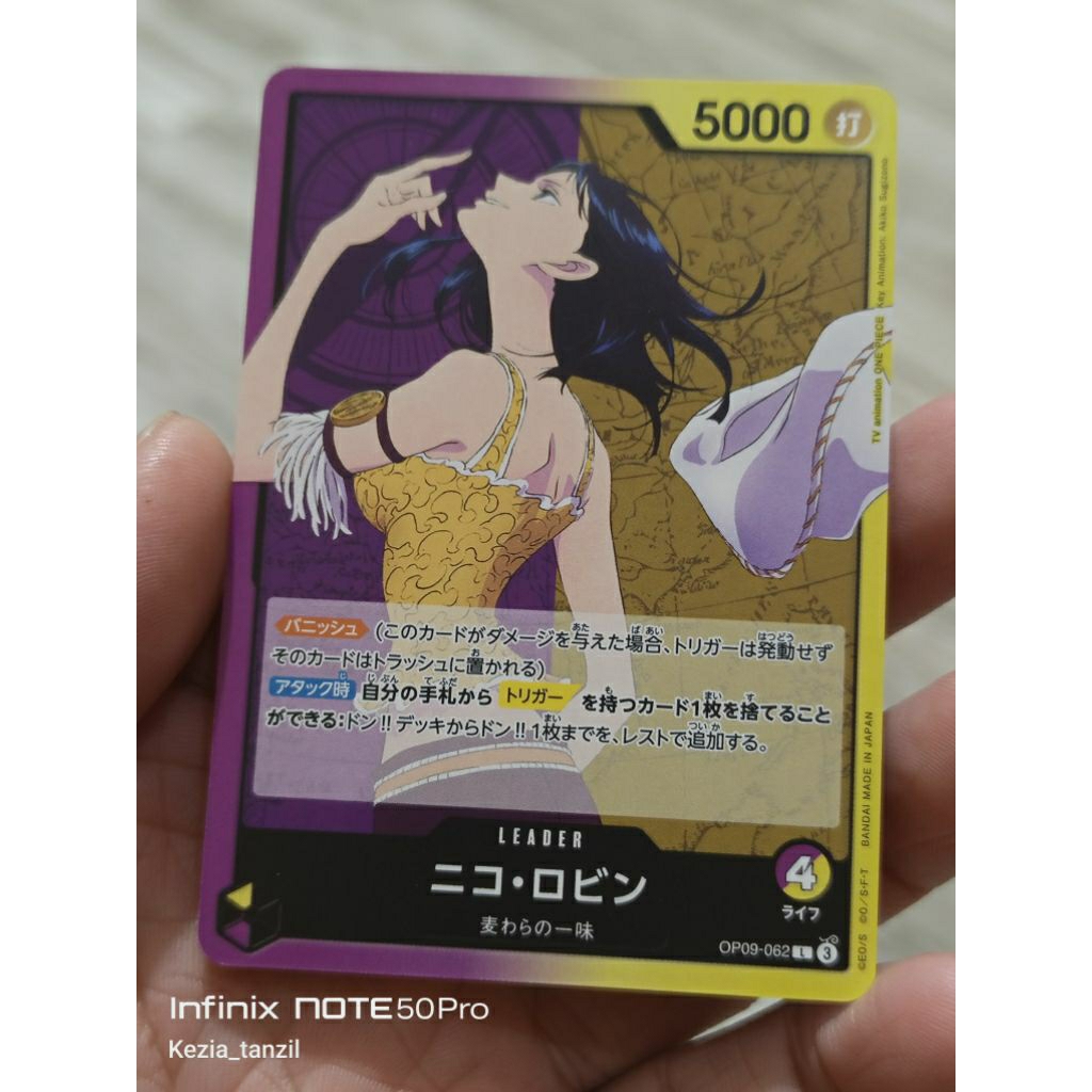 L LEADER KARTU TCG CARD ORIGINAL ONE PIECE OP ANIME FIGURE FIGUR GAME GAMES JAPAN RARE SANJI ONEPIEC