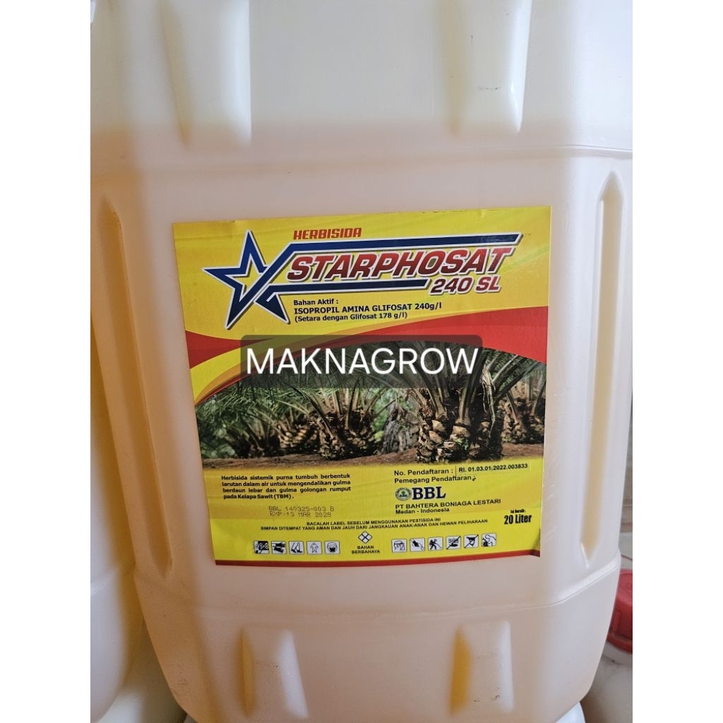 Herbisida STARPHOSAT 240 SL racun rumput 20 liter