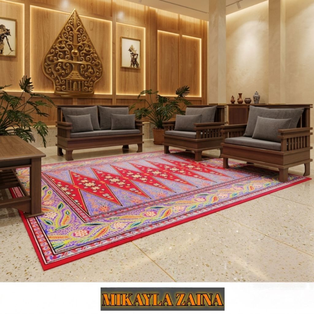 Karpet Turki varsa batik ostrich shiva jumbo