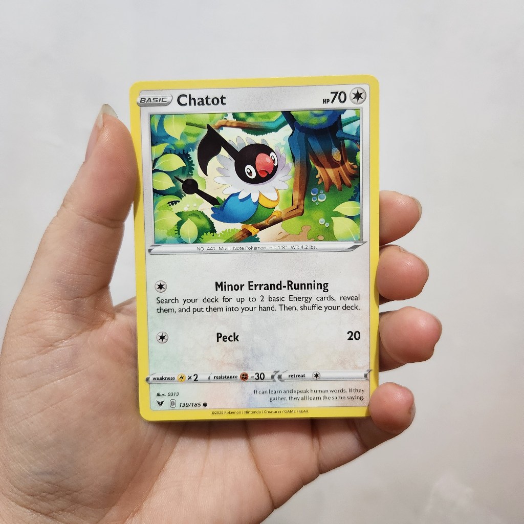 Kartu Pokemon TCG English - Chatot