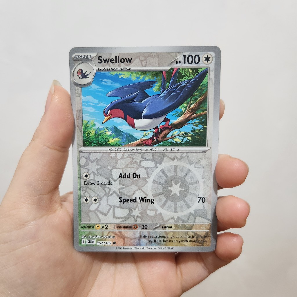 Kartu Pokemon TCG English - Swellow