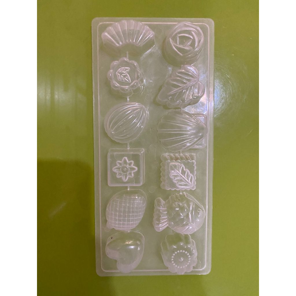 Cetakan puding plastik cetakan puding preloved