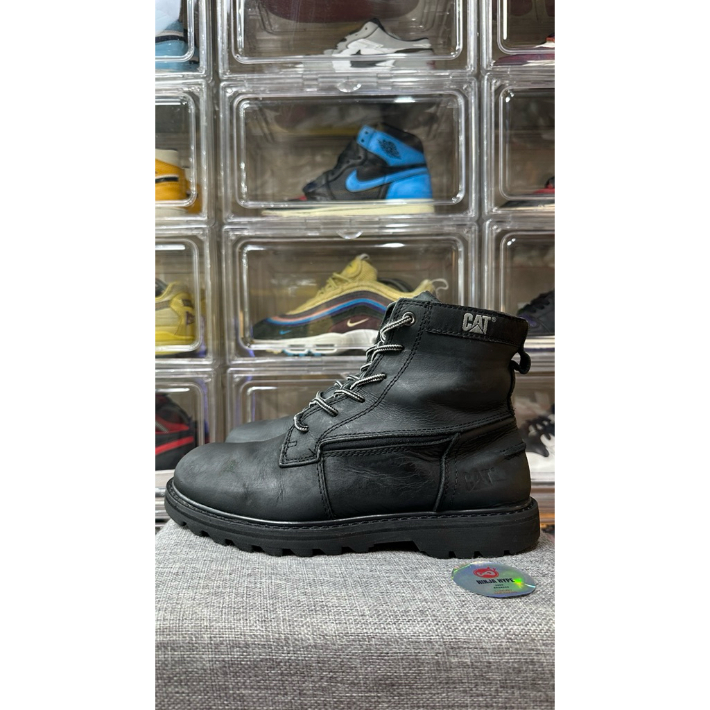 CATERPILLAR TRIPLE BLACK BLACK BOOTS , CATERPILLAR CHRONICLE , CATERPILLAR BOOTS, SNEAKERS , SEPATU 