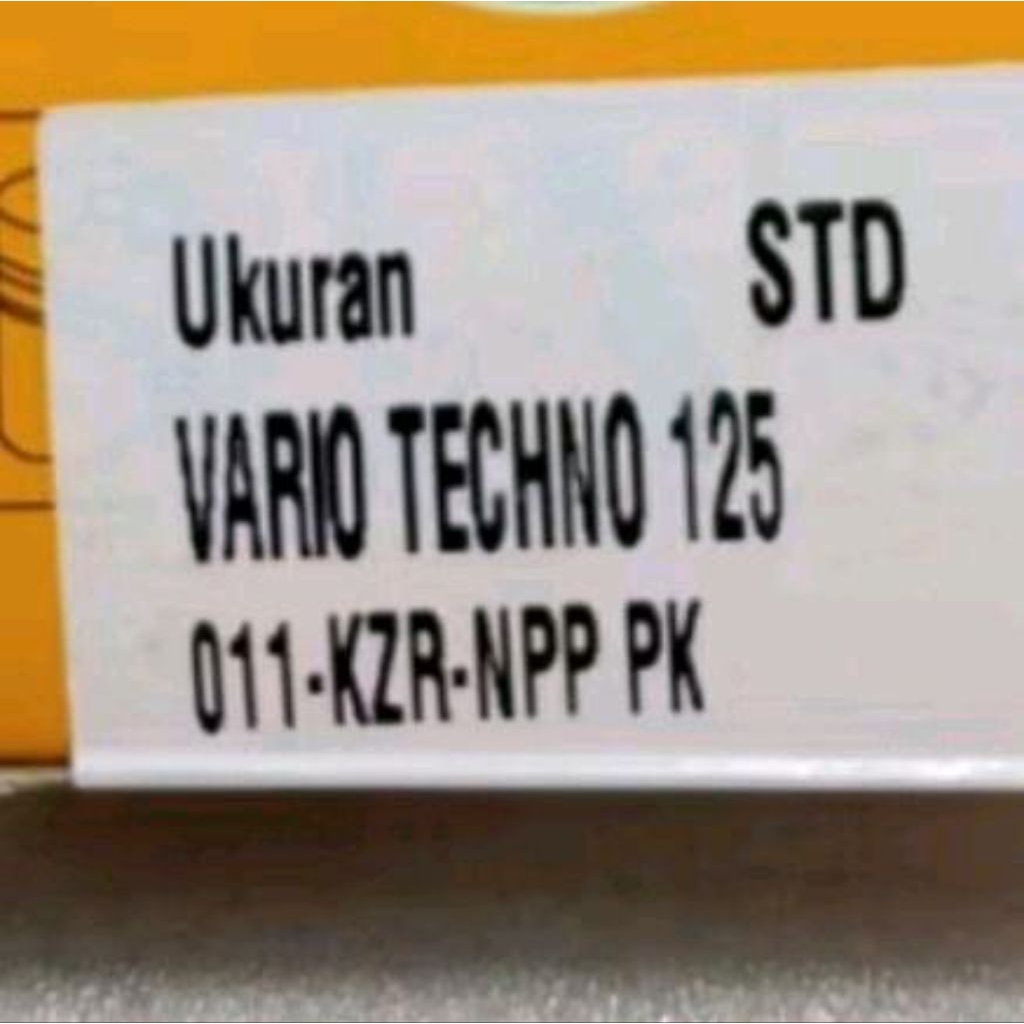 PISTON KIT SEHER SET VARIO 125 VARIO TECHNO 125 NPP ORIGINAL NPP