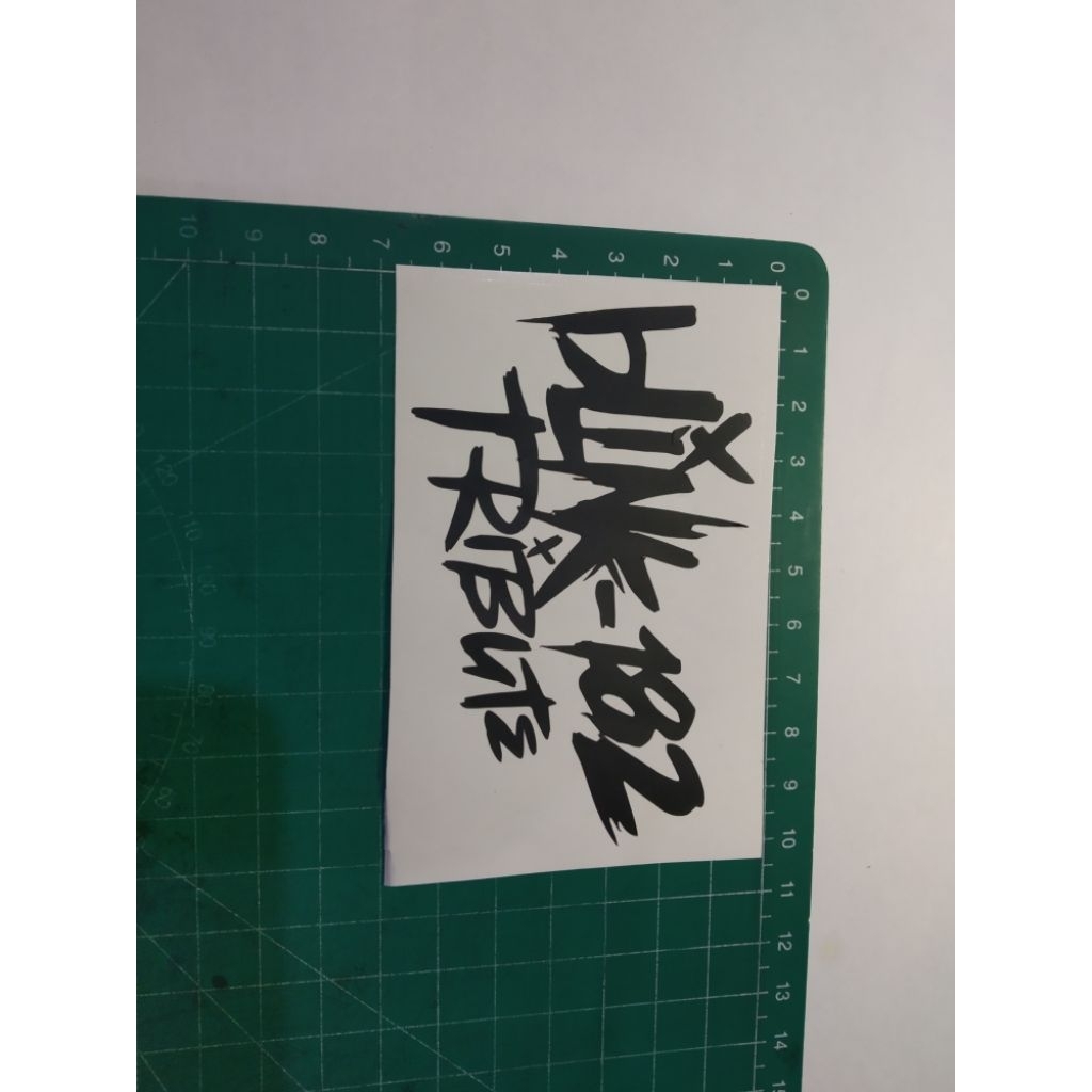 stiker cutting blink 182
