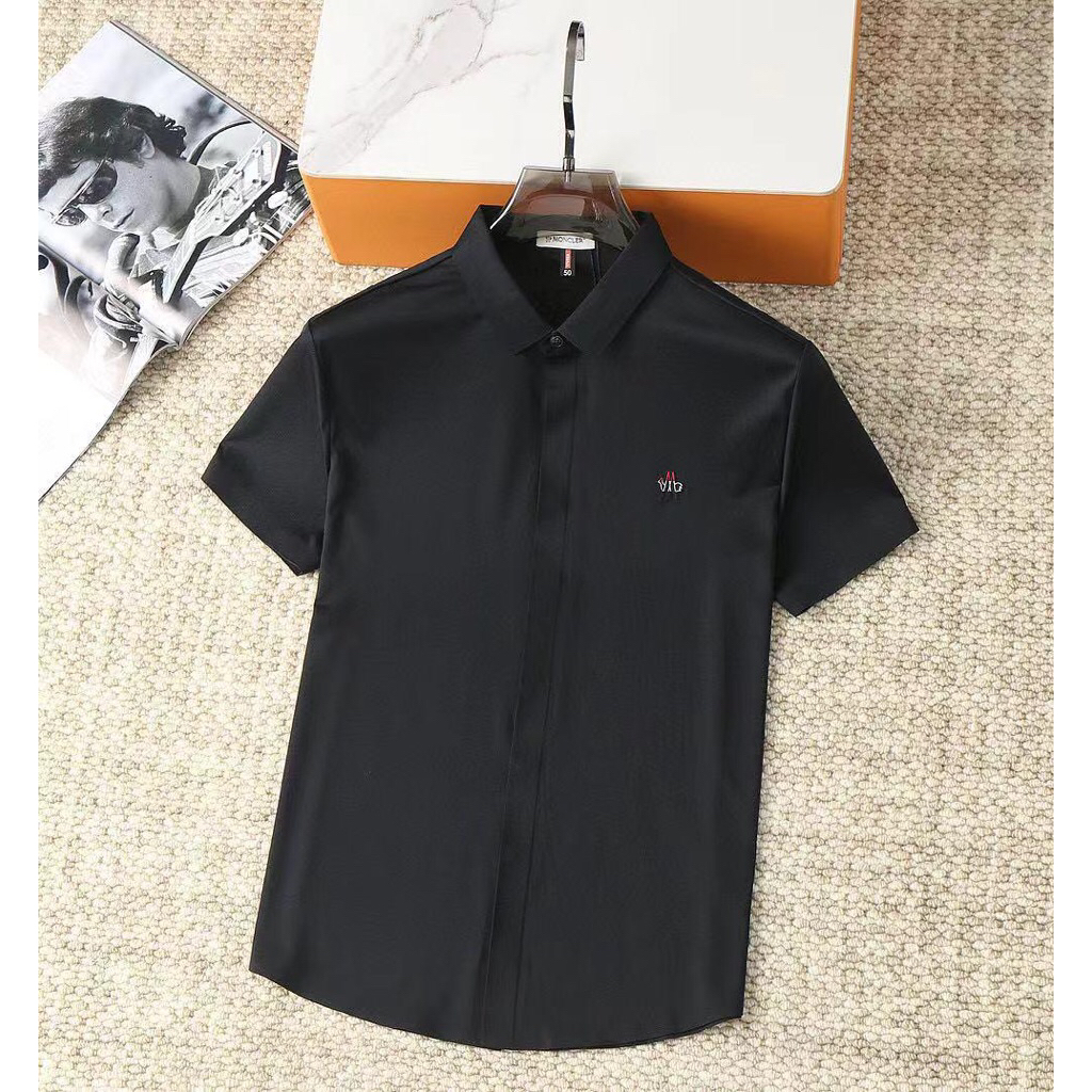Kemeja pria fashion casual branded putih # AMCR-02A