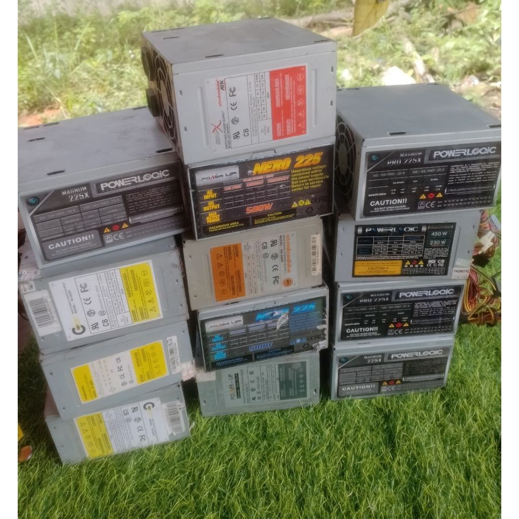 POWER SUPPLY 24Pin ATK KOMPUTER 300W - 500W MERK RANDOM - MURAH, BEKAS BERKUALITAS